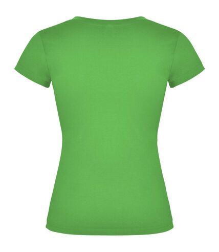 Womens/ladies victoria t-shirt tropical green Roly