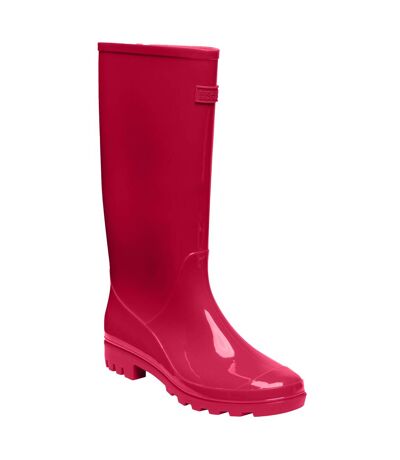 Bottes de pluie wenlock femme rose foncé Regatta