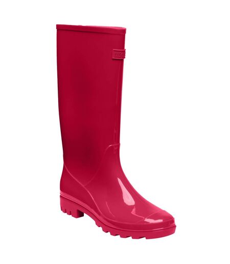 Bottes de pluie wenlock femme rose foncé Regatta