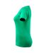 Womens/ladies Crossover Nice T-shirt Grass Green Mascot-3