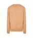 Mens Crew Neck Regular Long-sleeved Sweatshirt Medium Beige Boss-2