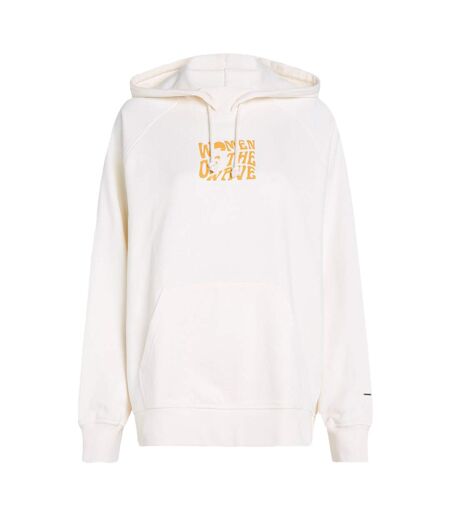 Sweat À Capuche Style Imprimé Au Dos Women Of The Wave Femme Vieille Vanille O´Neill