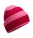 Bonnet Motif/style Blocs De Couleurs Vrai Rose Beechfield-1
