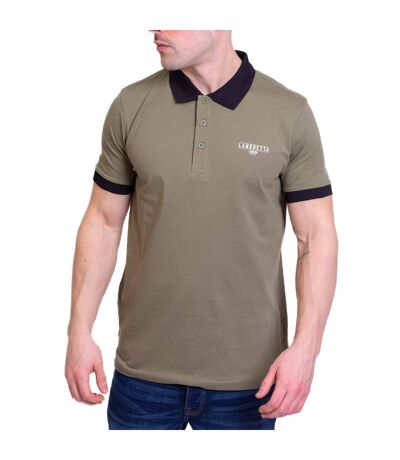Mens Original Ss24 Polo Shirt Khaki Green Lambretta