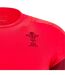 Unisex Adult 25/26 Wales Ru Rugby Shirt Red Macron-3