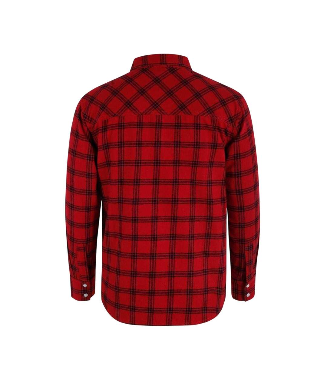 Chemise Manches Longues Motif/style Motif Écossais À Carreaux Homme Rouge Lee Cooper-2