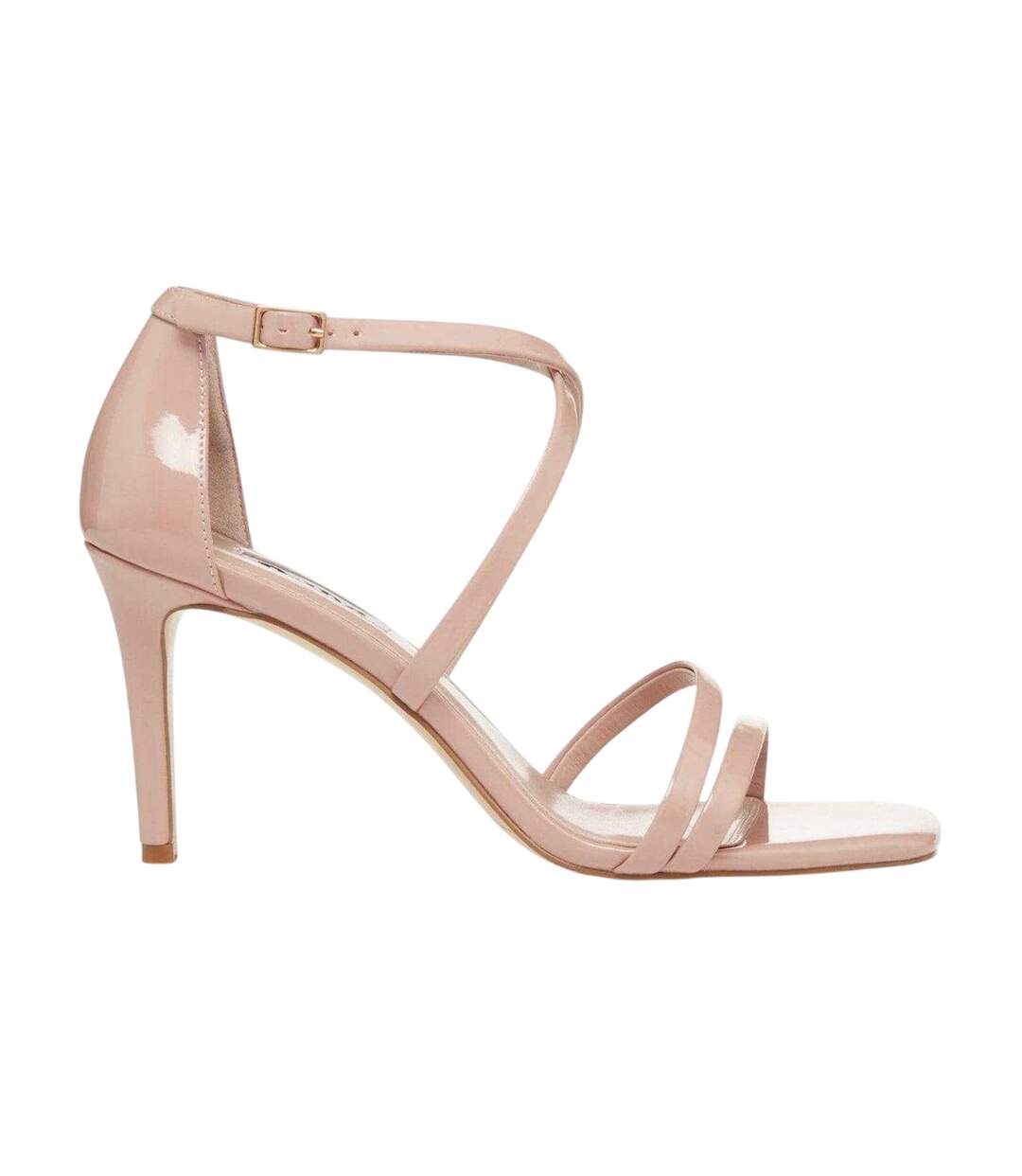 Womens/ladies Stiletto Heel Sandals Blush Dune London-3