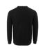 Mens Knitted Crew Neck Jumper Black Giorgio-2
