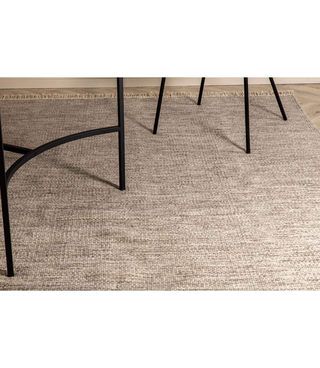 Tapis Déco en Laine Cyrus 200x300cm Beige-5