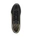 Womens/ladies Sprint Leather Flat Trainers Black White Puma-4