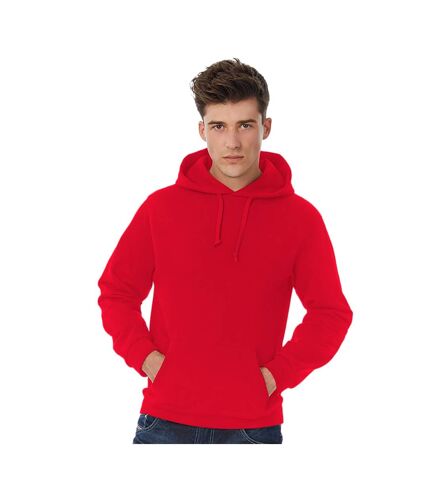 B&C Adults Unisex ID. 203 50/50 Hooded Sweatshirt (Red)