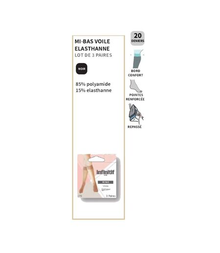 Collant Femme Confort et Qualité INFINITIF - Pack de 3