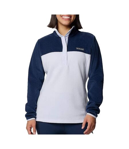 Polaire demi-zip marine/bleu femme columbia benton springs - l