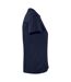 Womens/ladies Heavier Pro T-shirt Dark Navy Printer-3