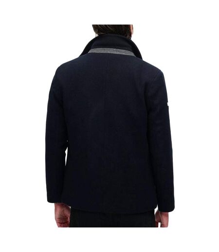 Manteau marine homme superdry studios wool