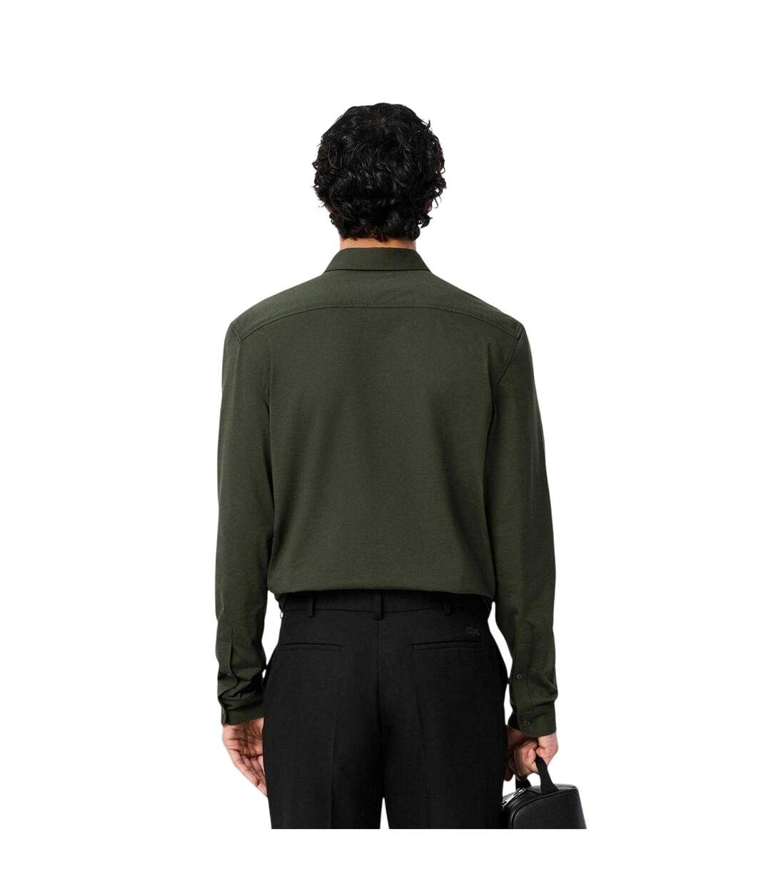 Chemise Manches Longues Homme Vert Lacoste-3