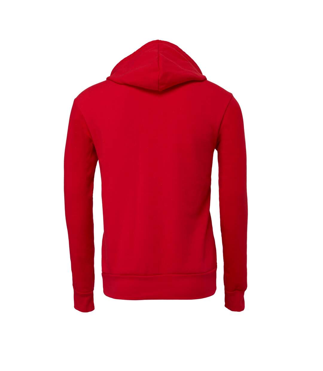 Sweat Capuche Unisexe Rouge Bella + Canvas-2