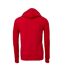 Sweat capuche unisexe rouge Bella + Canvas