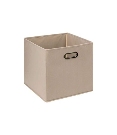 Boîte de Rangement Pliable Premium 31x31cm Beige Lin