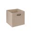 Boîte de Rangement Pliable Premium 31x31cm Beige Lin-1
