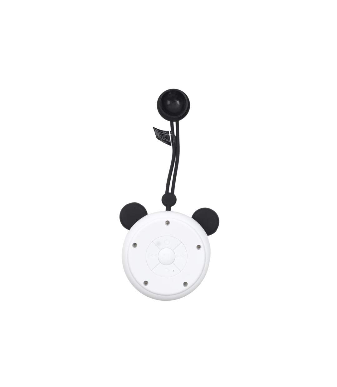 Enceinte Ventouse Waterproof Panda 22cm Blanc-3