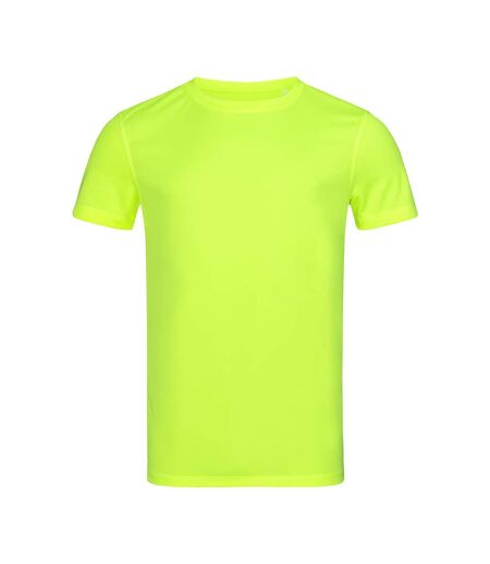 Stedman Mens Set In Mesh T-Shirt (Cyber Yellow) - UTAB342