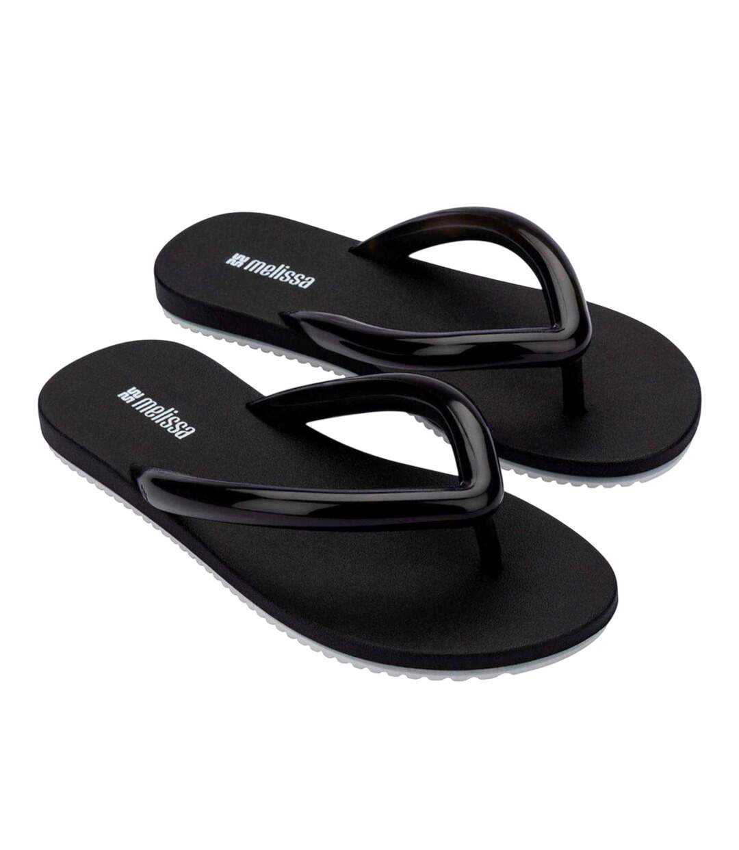 Unisex Adult Rubber Beach Flip Flops Black White Airflow-3