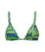 Womens/ladies Triangle Cups Bikini Green Puma-1