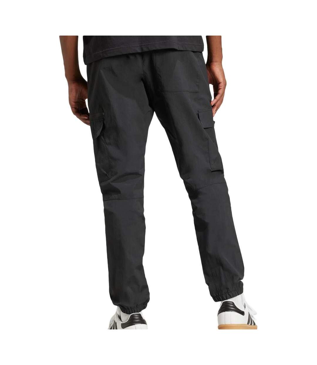 Pantalon fluide noir homme adidas ess woven-2