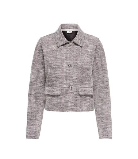 Pull bordeaux/blanc femme jdy lissy
