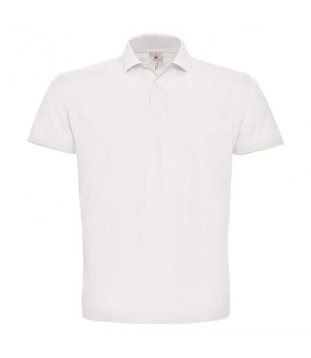 B&c Id.001 Polo À Manches Courtes Pour Hommes Blanc B And C