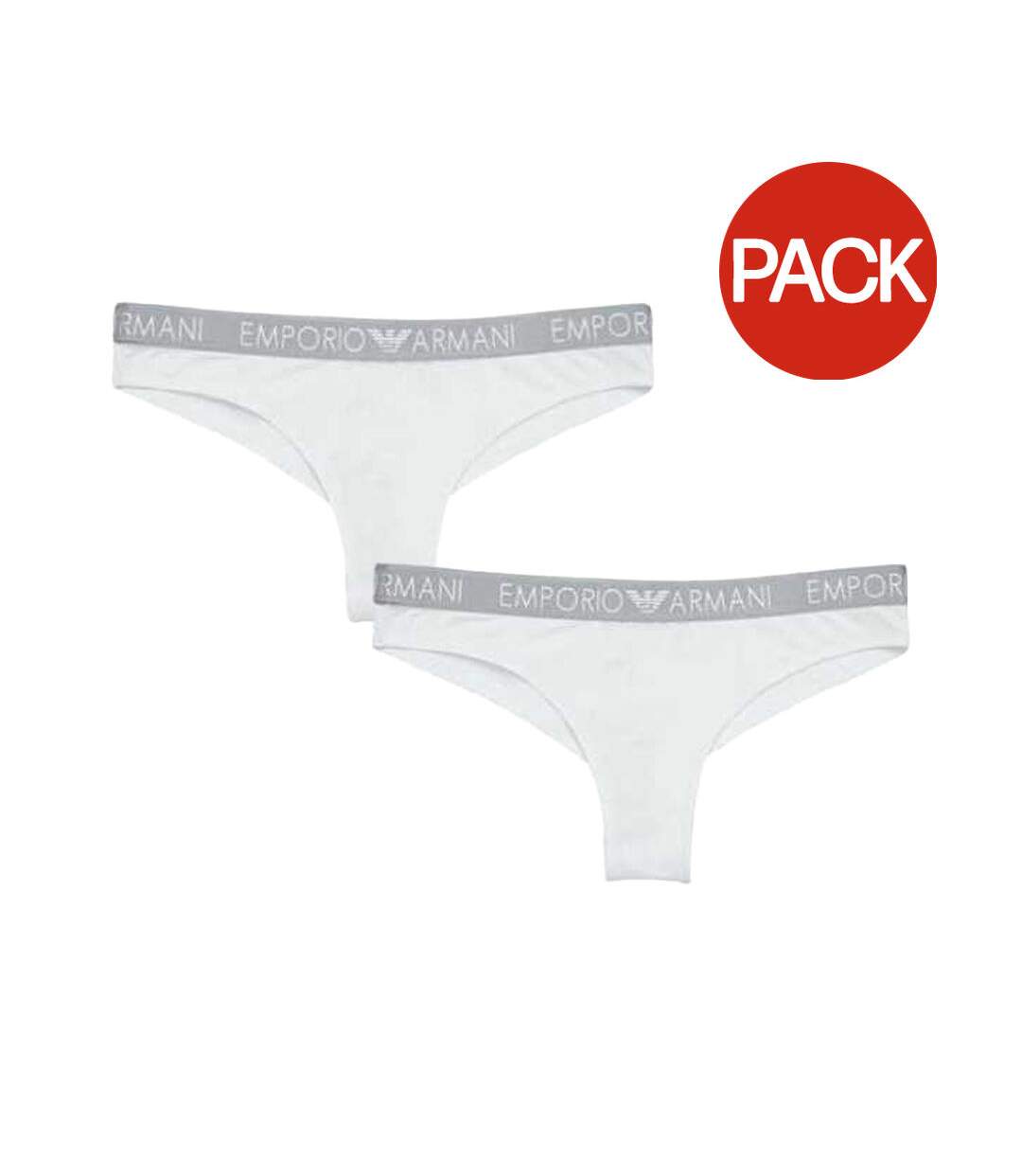 Culottes Motif/style Uni Femme Blanc Emporio Armani-1