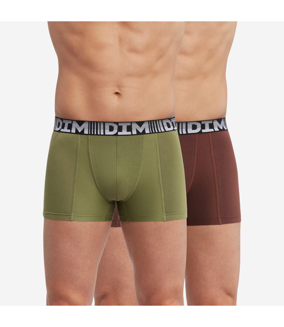 Lot de 2 boxers respirants coton et lycra 3D Flex Air