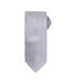 Premier Mens Micro Waffle Formal Work Tie (Pack of 2) (Silver) (One Size)
