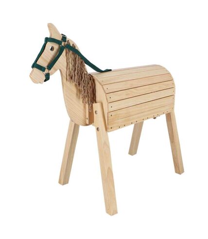 Cheval de jardin en bois pour enfants