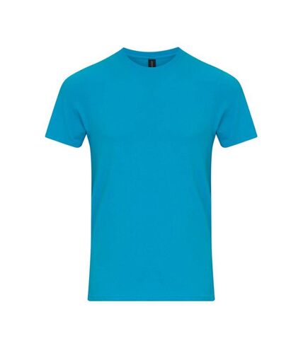 Gildan Unisex Adult Enzyme Washed T-Shirt (Caribbean Blue) - UTRW9215