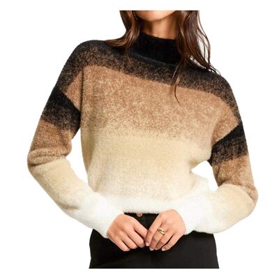 Pull Marron Femme Morgan MDYE - L