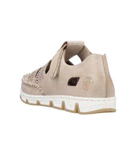 Chaussures Style Découpé Femme Marron Rieker
