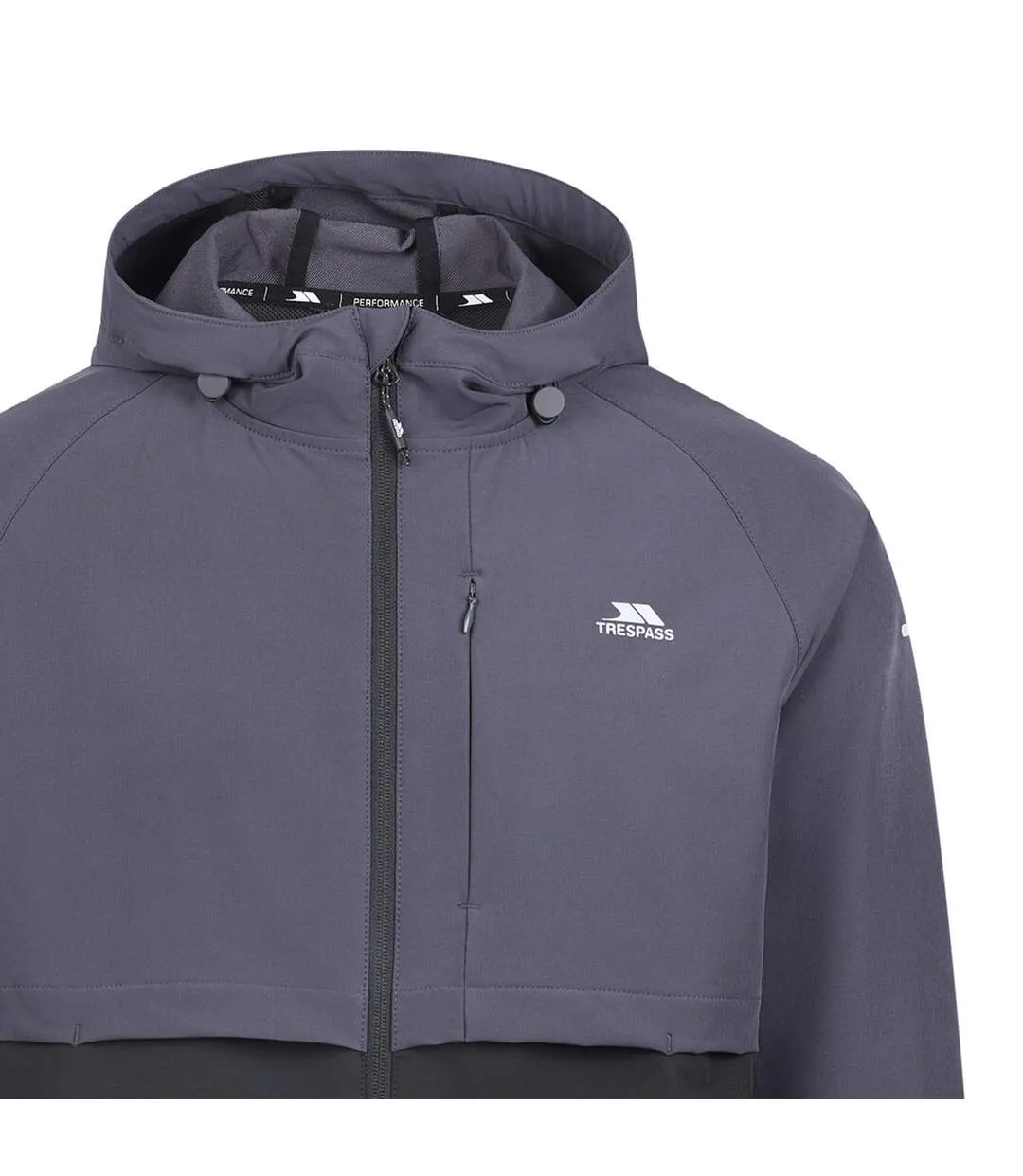 Veste De Sport Noham Homme Gris Foncé Gris Foncé Uni Trespass-3