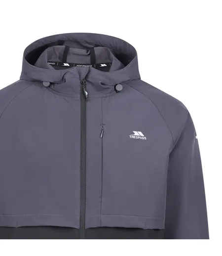 Veste De Sport Noham Homme Gris Foncé Gris Foncé Uni Trespass
