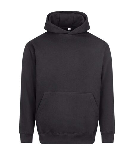 Sweat À Capuche Vision Adulte Charbon Uni Awdis