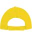 Casquette de baseball buzz unisexe jaune SOLS