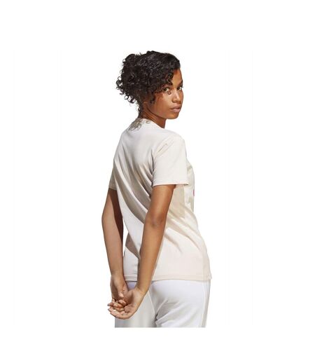T-shirt Femme Beige Crème Adidas