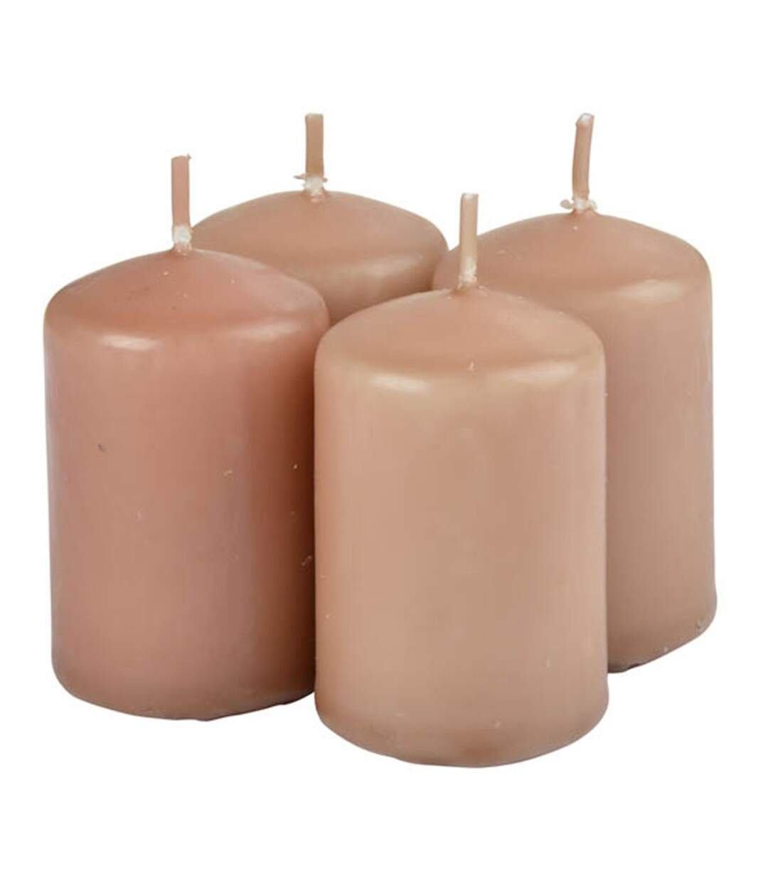Lot de 4 Bougies Pilier Essentiel II 6cm Opium-1