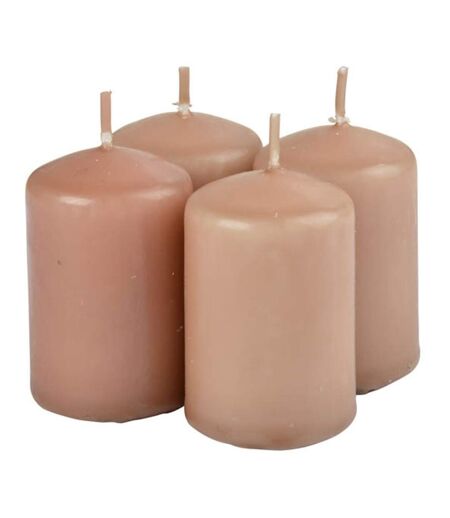 Lot de 4 Bougies Pilier Essentiel II 6cm Opium