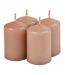 Lot de 4 Bougies Pilier Essentiel II 6cm Opium-1