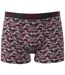 Lot De 2  Boxers Motif/style Camouflage Homme Rouge Pastel Noir Lonsdale-3