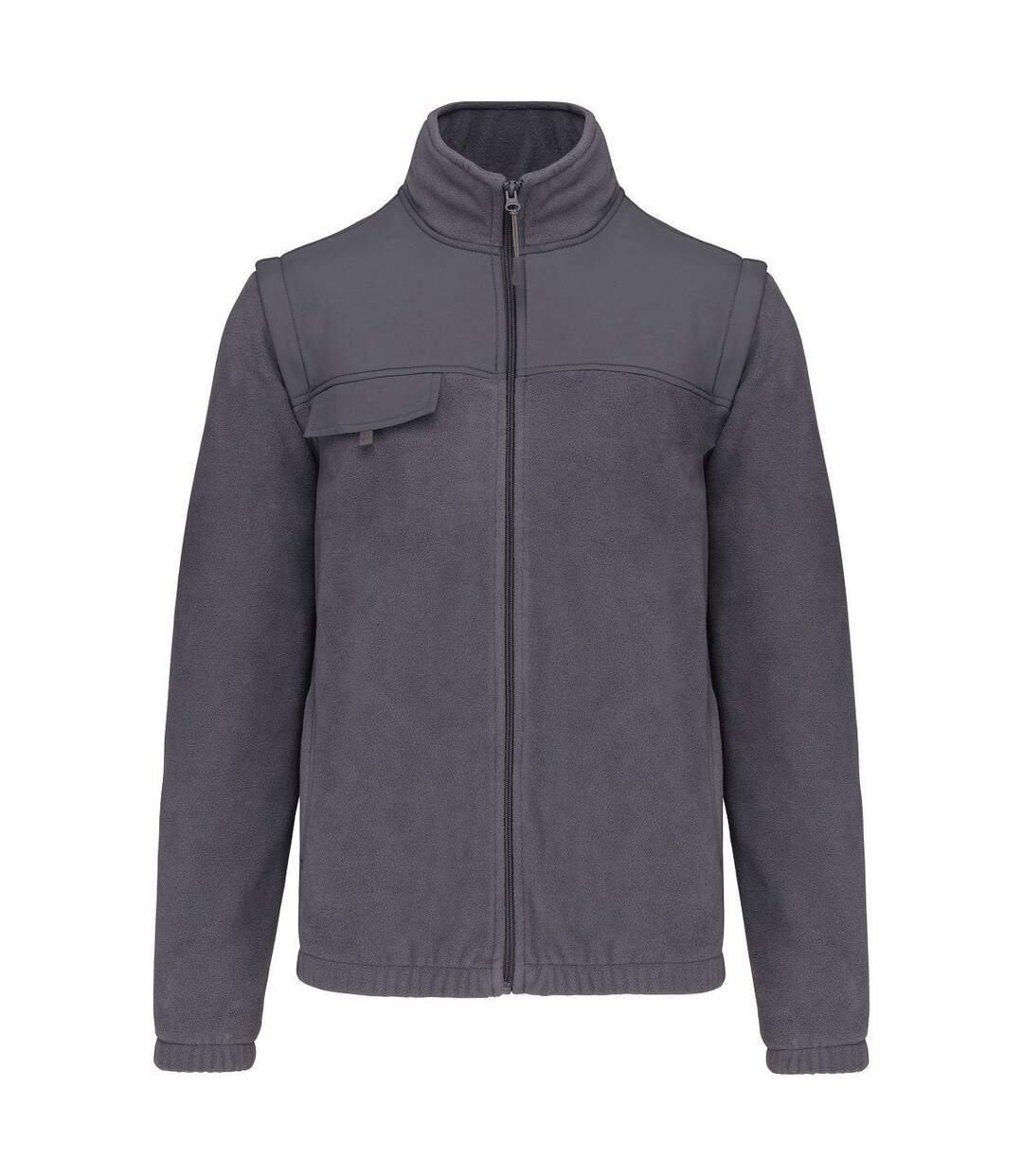 Veste polaire manches amovibles - WK9105 - gris