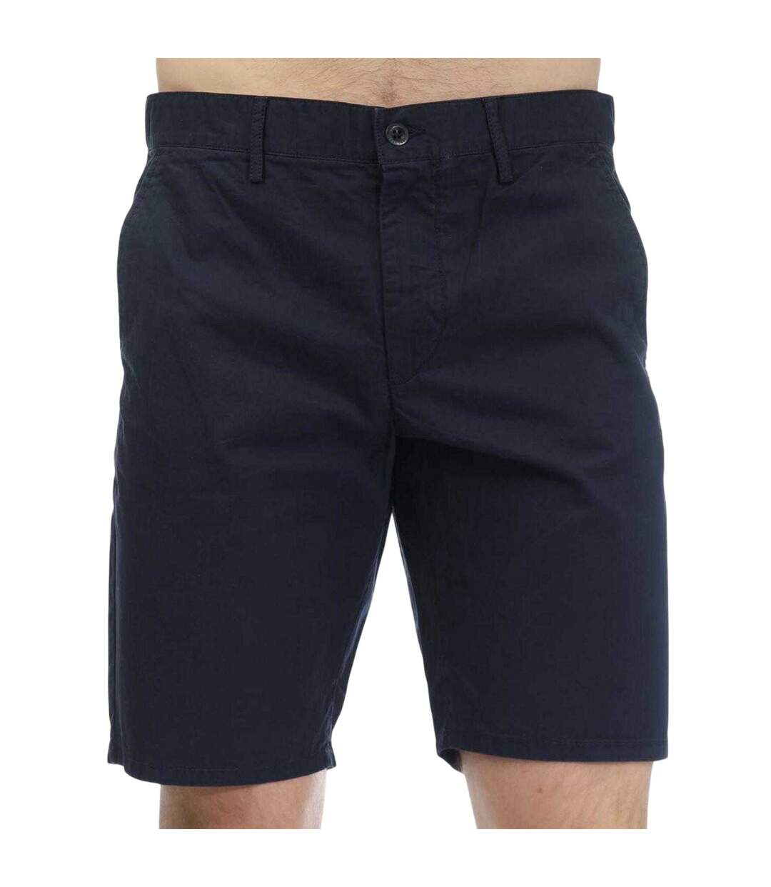 Mens Relaxed Fit Chino Shorts Blue Gant-2