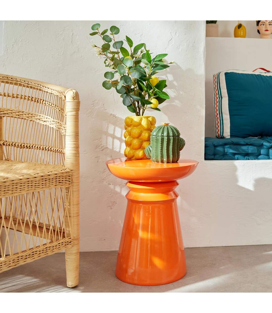 Boîte Cactus Déco en Céramique Yucatan 16cm Vert-5